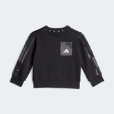 Бебешки Екип Adidas INF CAMO FL SET блуза отпред